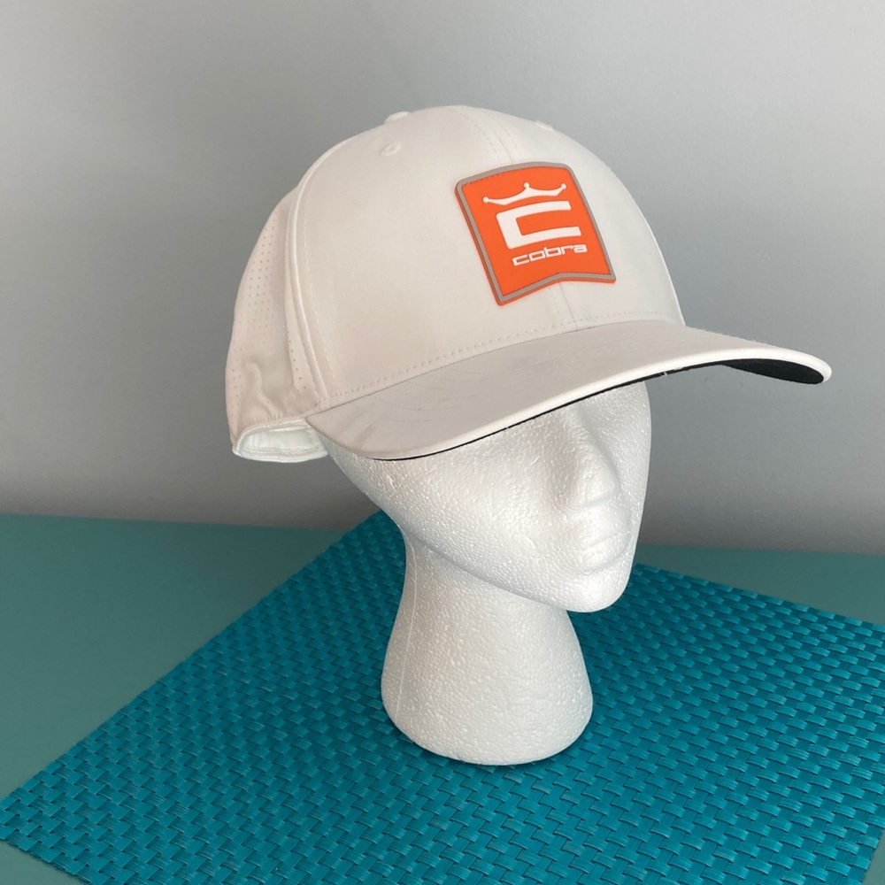 Cobra Crown C Patch White/Rickie Orange Headwear Men Fits All